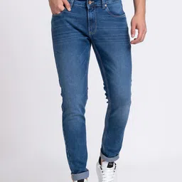 SPYKAR Men Blue Slim Fit Light Fade Jeans image 1