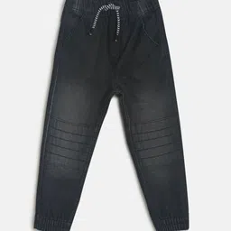 MINI KLUB Boys Black Slash Knee Jeans-picture-35
