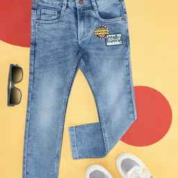 Pantaloons Junior Boys Slim Fit Heavy Fade Jeans-picture-30