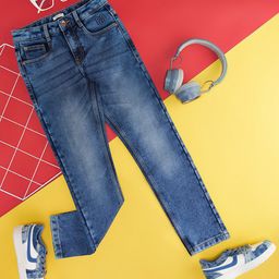 Pantaloons Junior Boys Slim Fit Clean Look Heavy Fade Jeans-picture-15