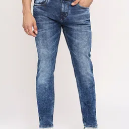 Being Human Men Heavy Fade Mid-Rise Jeans image 1