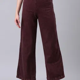 SHOWOFF Women Wide Leg Clean Look Jeans-image-32