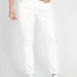 u.s. polo assn. denim co. U S Polo Assn Denim Co Men White Skinny Fit Stretchable Casual Jeans-picture-45