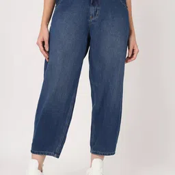 Beatnik Women High-Rise Low Distress Light Fade Jeans-image-78