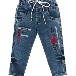 Wish Karo Boys Classic Typography Printed Regular Fit Mid-Rise Clean Look Cotton Jean-picture-30