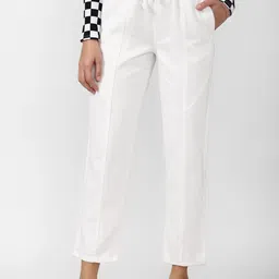 FOREVER 21 Women White Jeans-image-12