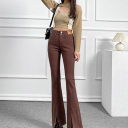 LULU & SKY Women Flared High-Rise Comfort Jeans-picture-3
