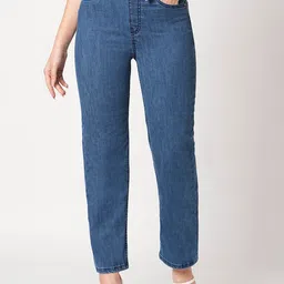 Kraus Jeans Women Straight Fit High Rise Clean Look Jeans-picture-35