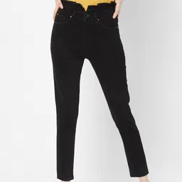 SPYKAR Women Black Skinny Fit High-Rise Stretchable Jeans-picture-33