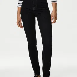 Marks & Spencer Women Skinny Fit Clean Look High-Rise Jeans-picture-3