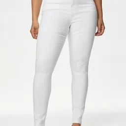 Marks & Spencer Women Skinny Fit High-Rise Clean Look Jeans-picture-21