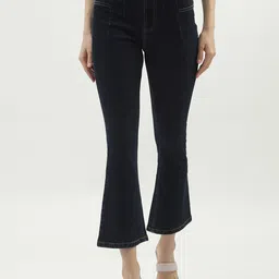 United Colors of Benetton Women Clean Look Bootcut High-Rise Jeans-picture-38
