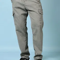 V-Mart Men Mid-Rise Cotton Cargo Style Jeans-picture-32