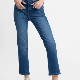 SPYKAR Women Blue Straight Fit Light Fade Jeans-picture-32