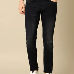 Allen Solly Men Black Slim Fit Light Fade Jeans-picture-14