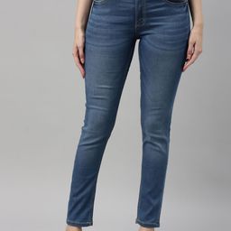 Go Colors Women Blue Skinny Fit Light Fade Jeans-picture-26