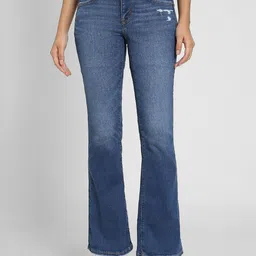 AMERICAN EAGLE OUTFITTERS Women Bootcut Light Fade Mid-Rise Jeans-image-41