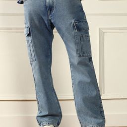 Dennis Lingo Men Relaxed Fit Low Distress Light Fade Jeans-picture-21