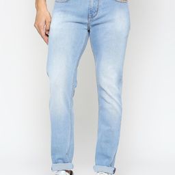 Being Human Men Skinny Fit Mid-Rise Heavy Fade Light Shade Clean Look Jeans-picture-13
