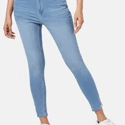 People Women Mid-Rise Skinny Fit Clean Look Jeans-image-31