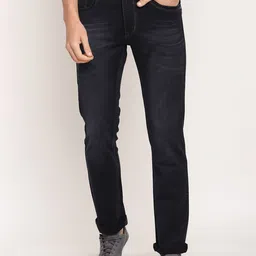 Octave Men Navy Blue Regular Fit Jeans-picture-16