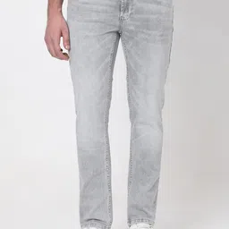 Mufti Men Slim Fit Heavy Fade Stretchable Jeans-picture-34