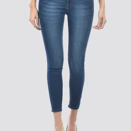 Numero Uno Women Skinny Fit Light Fade Clean Look Cropped Jeans-image-28