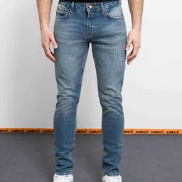 catch Men Slim Fit Light Fade Stretchable Jeans-picture-22
