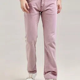 VUDU Men Comfort Relaxed Fit Light Fade Stretchable Jeans-picture-28