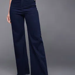 Miss Chase Women Wide Leg High-Rise Stretchable Jeans-image-97