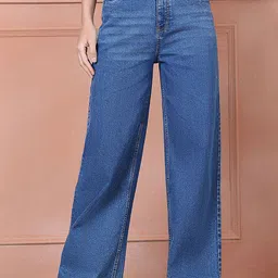 PUELLA Women Straight Fit High-Rise Light Fade Jeans-picture-28