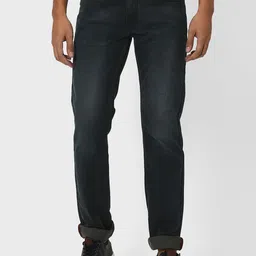 Mufti Men Mid Rise Slim Fit Clean Look Light Fade Stretchable Jeans-picture-17