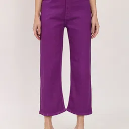 BAESD Women Jean Straight Fit High-Rise Clean Look Cotton Jeans-picture-38