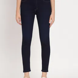AngelFab Women Jean Skinny Fit High-Rise Clean Look Cotton Cropped Jeans-picture-11