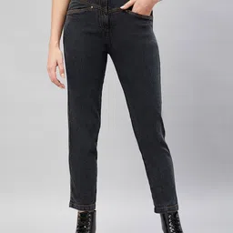 Orchid Blues Women Skinny Fit High Rise Clean Look Stretchable Cropped Jeans-image-97