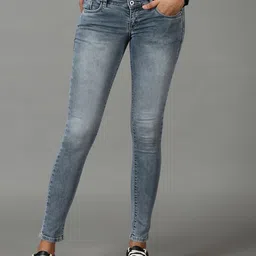 SHOWOFF Women Slim Fit Light Fade Acid Wash Stretchable Jeans-picture-36