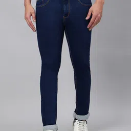 HJ HASASI Men Relaxed Fit Stretchable Cotton Jeans-picture-39