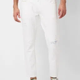 SPYKAR Men Slim Fit Mildly Distressed Cotton Jeans-picture-12