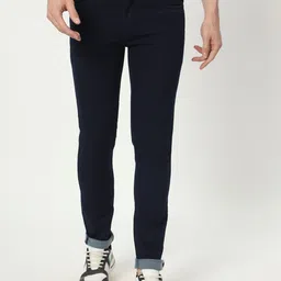 AngelFab Men Jean Skinny Fit Clean Look Cotton Jeans-picture-19