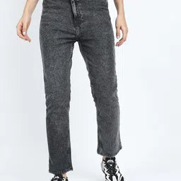 Tokyo Talkies Women Grey Solid Clean look Jeans-image-92