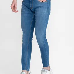 SPYKAR Men Blue Slim Fit Light Fade Jeans image 2