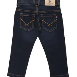 U.S. Polo Assn. Kids Boys Slim Fit Light Fade Clean Look Stretchable Jeans image 3