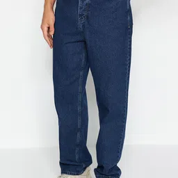 Trendyol Men Mid-Rise Clean Look Pure Cotton Jeans image 5