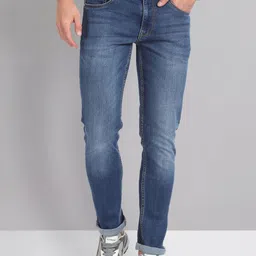 AD By Arvind Men Light Fade Clean Look Skinny Fit Jeans image 3