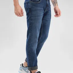 SPYKAR Men Slim Fit Low-Rise Heavy Fade Cotton Stretchable Jeans image 2