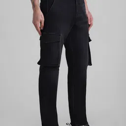 Jack & Jones Men Relaxed Fit Low-Rise Clean Look Stretchable Jeans image 5