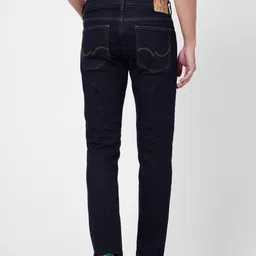 Jack & Jones Men Blue Low-Rise Mildly Distressed Jeans image 3