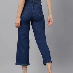 BAESD Women High-Rise Flared Stretchable Jeans image 3