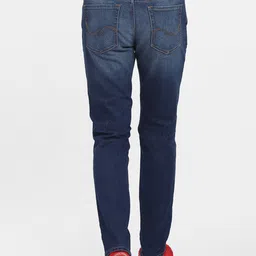 Jack & Jones Men Blue Slim Fit Low-Rise Light Fade Jeans image 3