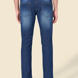 YU by Pantaloons Men Mid-Rise Tapered Fit Clean Loook Heavy Fade Jeans image 4